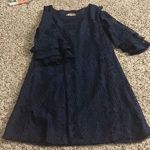 Navy blue lace dress from Francesca’s
